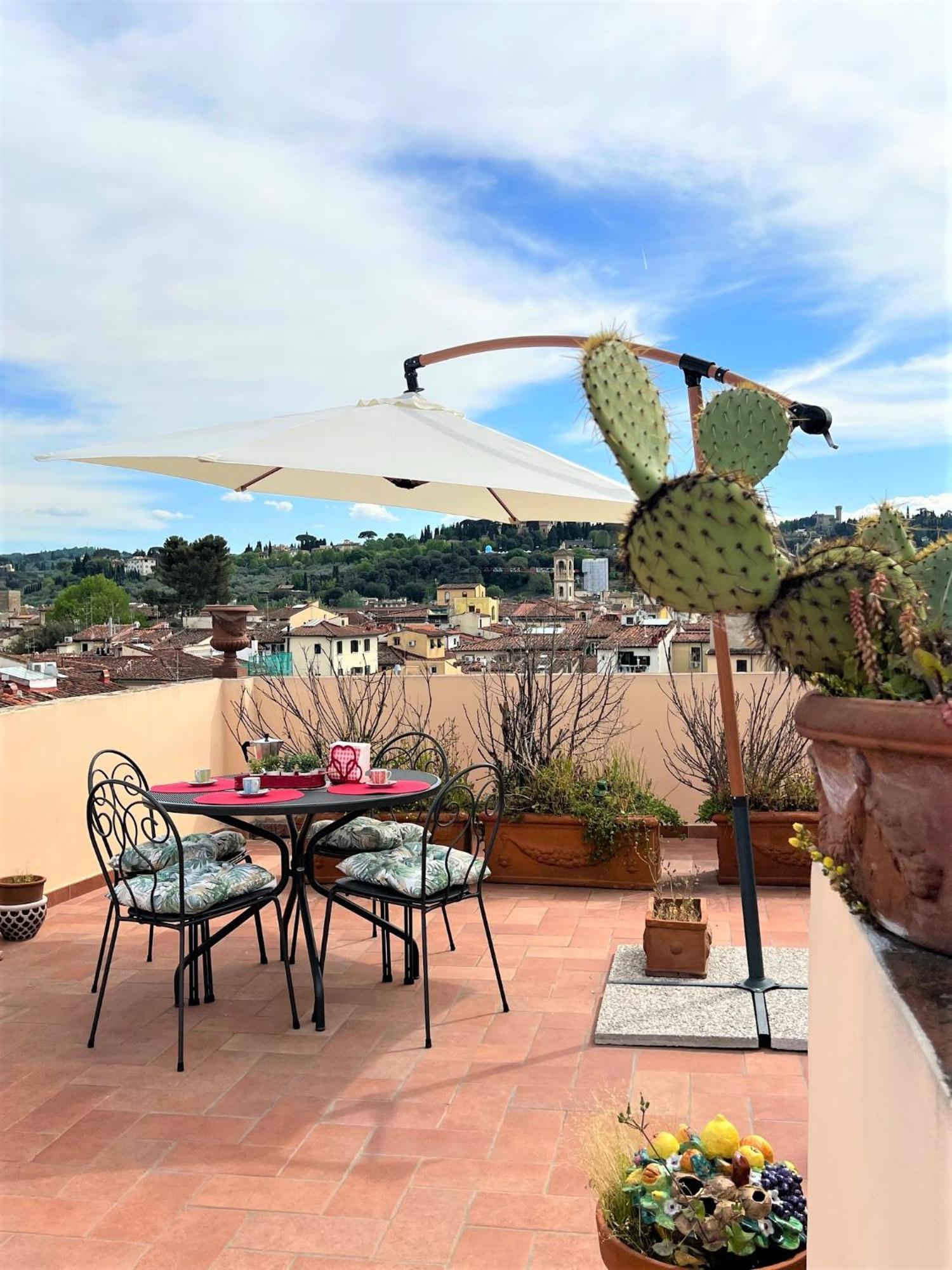 Bianca'S Home-Breathtaking Terrace 360° View Of Firenze Kültér fotó